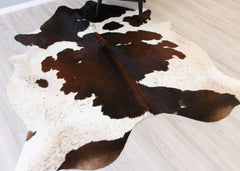 Reddish Cowhide Rug (Size: 210 X 190 CM) CHR2096