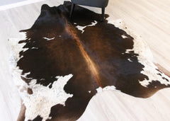 Reddish Cowhide Rug (Size: 210 X 170 CM) CHR2114