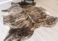 (Rare) Grey Brindle Cowhide Rug (Size: 240 X 230 CM) CHR2067