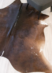 Reddish Cowhide Rug (Size: 210 X 180 CM) CHR2118