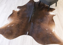 Reddish Cowhide Rug (Size: 210 X 180 CM) CHR2118