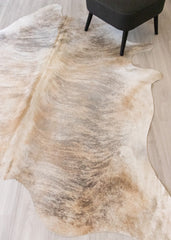 (Rare) Light Brindle Cowhide Rug (Size: 230 X 200 CM) CHR2077