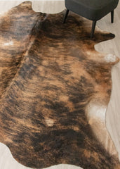 Dark Brindle Cowhide Rug (Size: 250 X 220 CM) CHR2516