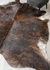 Dark Brindle Cowhide Rug (Size: 270 X 230 CM) CHR2480