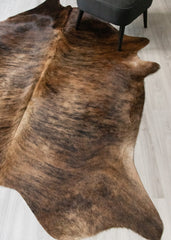 Dark Brindle Cowhide Rug (Size: 250 X 200 CM) CHR2483