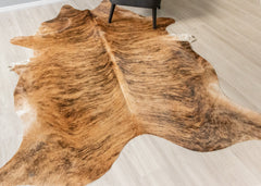 Dark Brindle Cowhide Rug (Size: 240 X 200 CM) CHR2488
