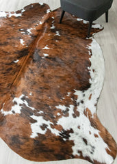 Exotic Tricolor Cowhide Rug (Size: 250 X 220 CM) CHR2604