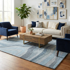 Stream Series 5 Modern Wool Rug