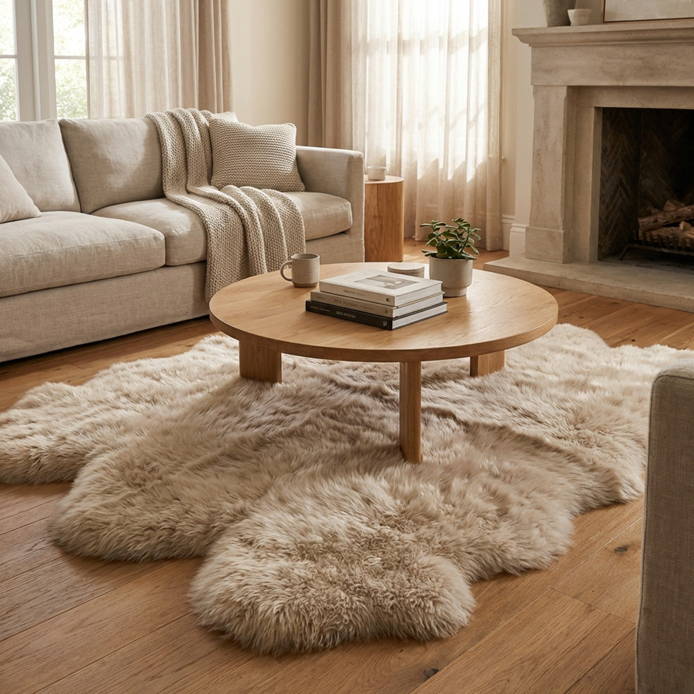 Sexto Sheepskin Rug NZ | Extra Large Natural Sheepskin – Rug House NZ