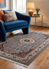 Oriental Agra Hand-Knotted Wool Small Hallway Indian Runner Rug