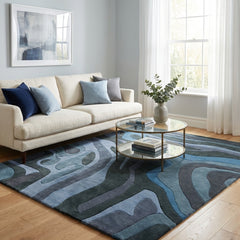 Stream Series 4 Modern Wool Rug