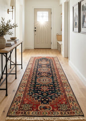 Authentic Wool Hand-Knotted Hallway Runner Rug – 76 x 240 cm
