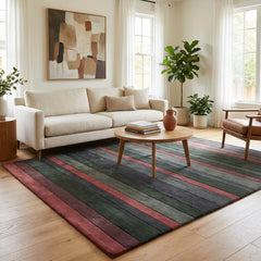 Stripe Series 4 Modern Wool Rug