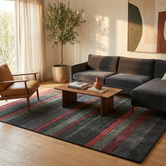 Stripe Series 4 Modern Wool Rug