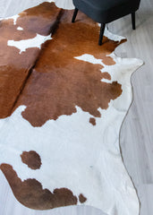 extra large cowhide rug