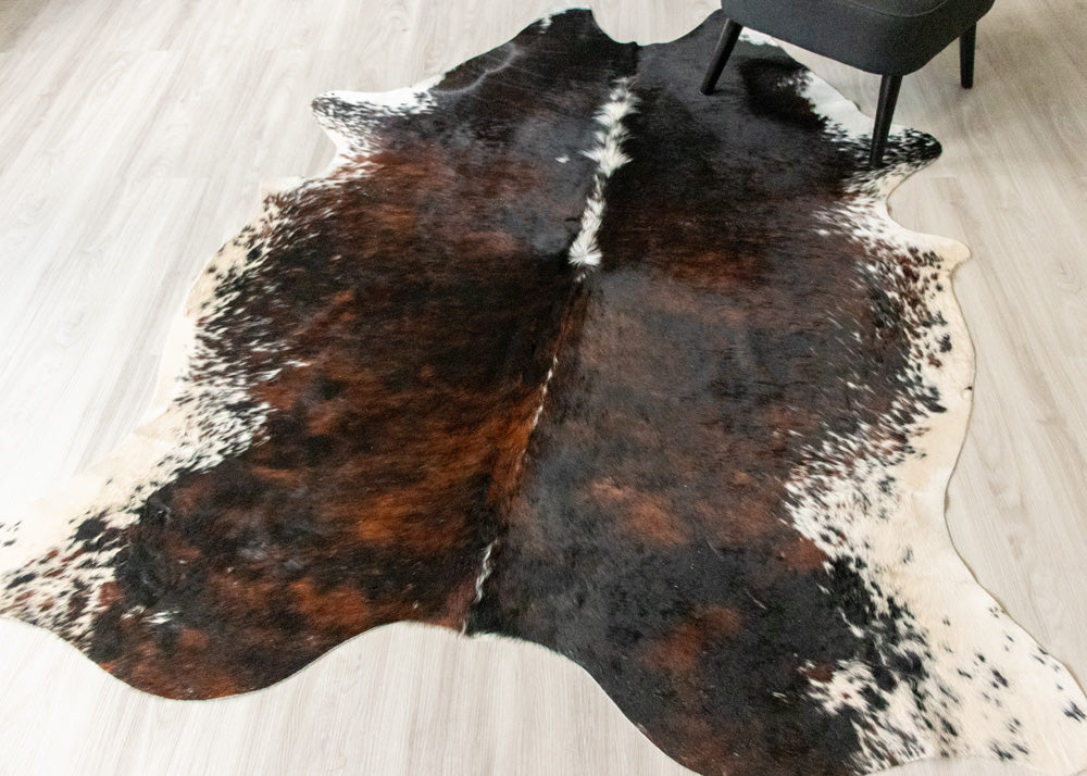brindle cow skin rug