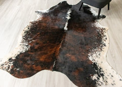 brindle cow skin rug