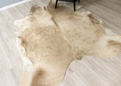 Champagne Cowhide Rug (Size: 230 X 200 CM) CHR1829