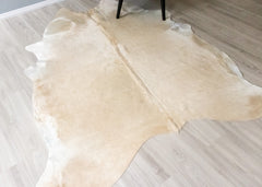 Champagne Cowhide Rug (Size: 230 X 190 CM) CHR1831