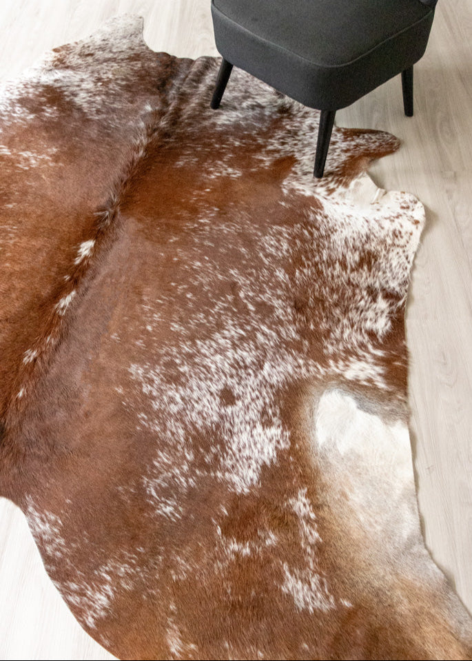 extra large cowhide rug