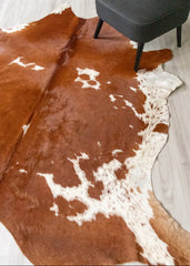 extra large cowhide rug