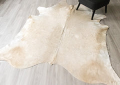 Champagne Cowhide Rug (Size: 230 X 200 CM) CHR1839