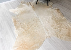 Champagne Cowhide Rug (Size: 250 X 200 CM) CHR1840
