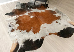 (Rare) Reddish Cowhide Rug (Size: 250 X 200 CM) CHR1853