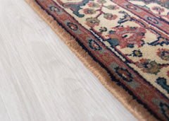 Authentic Wool Hand-Knotted Mahi Hallway Runner Rug - 98 x 180 CM