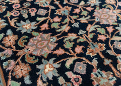Oriental Agra Hand-Knotted Wool Hallway Runner Rug – 87 x 240 cm