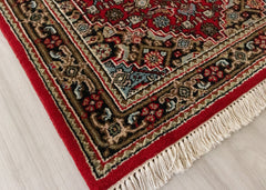 Oriental Agra Hand-Knotted Wool Mahi Hallway Runner Rug – 84 x 200 cm