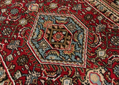 Oriental Agra Hand-Knotted Wool Mahi Hallway Runner Rug – 84 x 200 cm