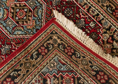 Oriental Agra Hand-Knotted Wool Mahi Hallway Runner Rug – 84 x 200 cm