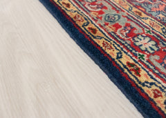 Oriental Agra Hand-Knotted Wool Floral Hallway Runner Rug – 94 x 160 CM