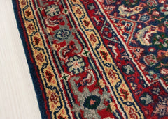 Oriental Agra Hand-Knotted Wool Floral Hallway Runner Rug – 94 x 160 CM