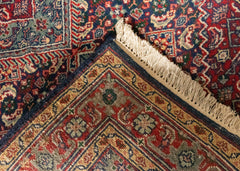 Oriental Agra Hand-Knotted Wool Floral Hallway Runner Rug – 94 x 160 CM