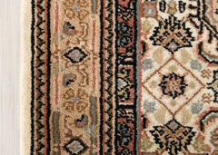 Oriental Agra Hand-Knotted Wool Hallway Indian Runner Rug - 80 x 210 CM