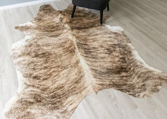 Light Brindle Cowhide Rug (Size: 230 X 180 CM) CHR2026