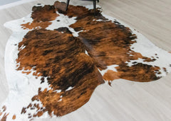 Exotic Tricolor Cowhide Rug (Size: 230 X 220 CM) CHR2330