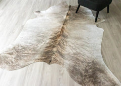 Light Brindle Cowhide Rug (Size: 230 X 190 CM) CHR2329