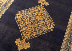 Vintage Moud Hand-Knotted Wool Persian Rug (Size: 195 X 320 CM)