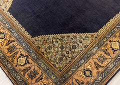 Vintage Moud Hand-Knotted Wool Persian Rug (Size: 195 X 320 CM)