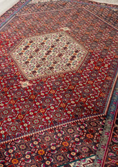 Vintage Tabriz Hand-Knotted Wool Persian Rug (Size: 180 X 290 CM)