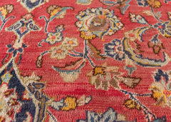 Vintage Mashad Hand-Knotted Wool Persian Rug (Size: 210 X 320 CM)