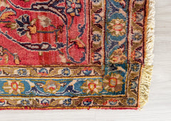 Vintage Mashad Hand-Knotted Wool Persian Rug (Size: 210 X 320 CM)