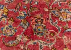 Vintage Mashad Hand-Knotted Wool Persian Rug (Size: 210 X 320 CM)