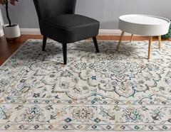 Multi-Colour Vintage Area Rug
