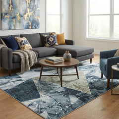 rug in modern living room