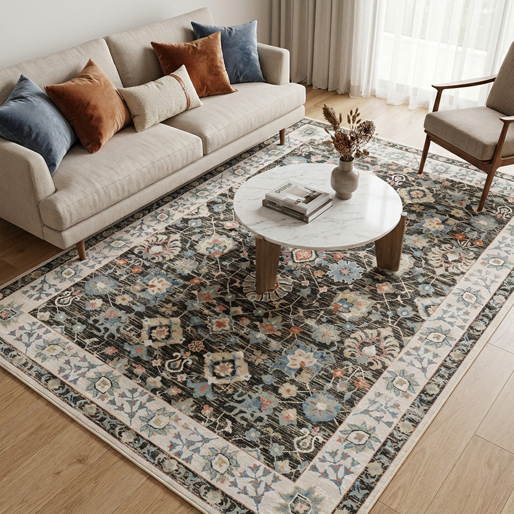 Extra Large Washable Floor Rug in NZ Living Room