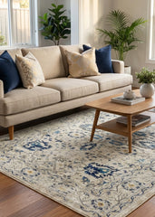 Multi-Colour Vintage Area Rug